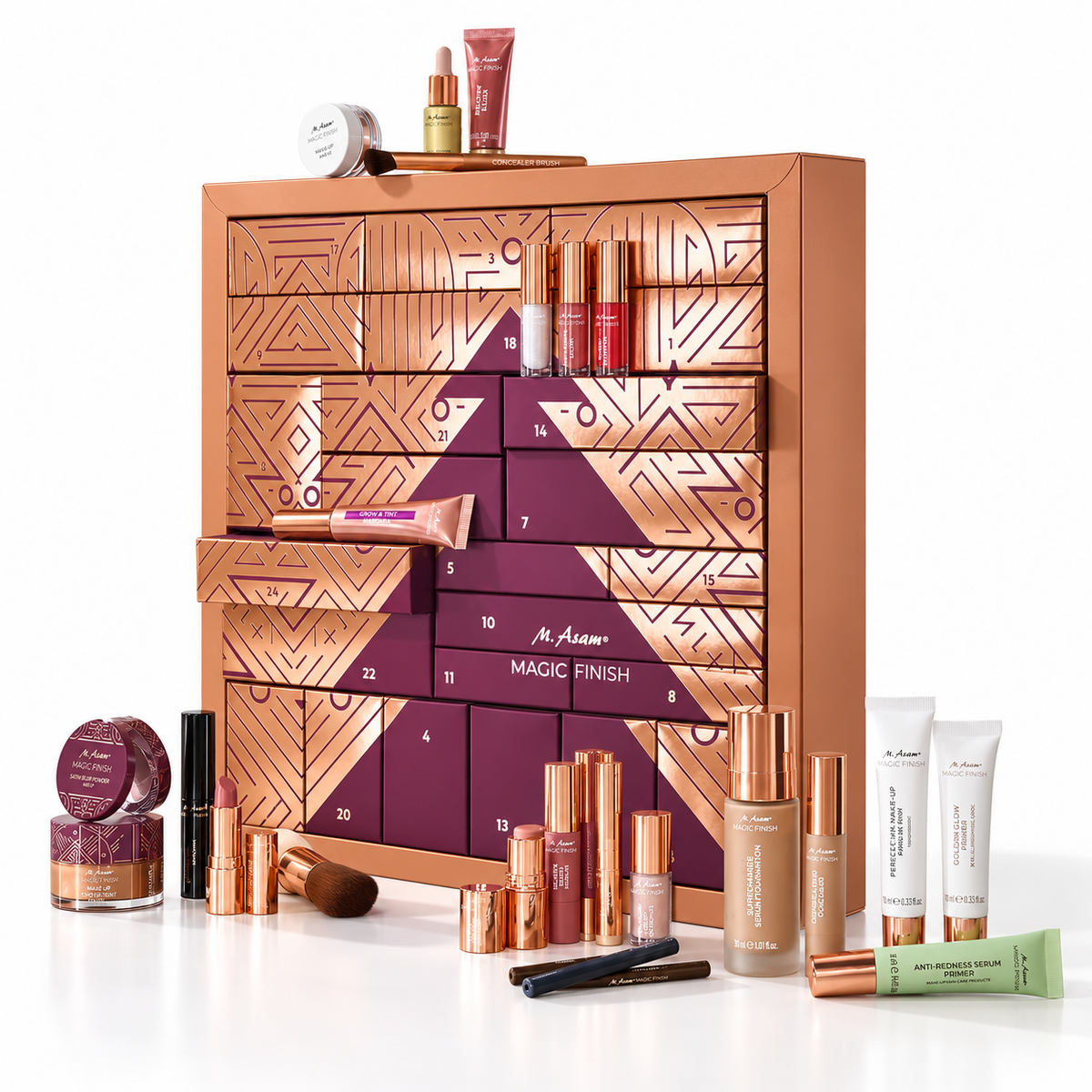 M. Asam MAGIC FINISH Adventskalender 2026 – 24 Beauty-Überraschungen für Augen, Lippen & Teint