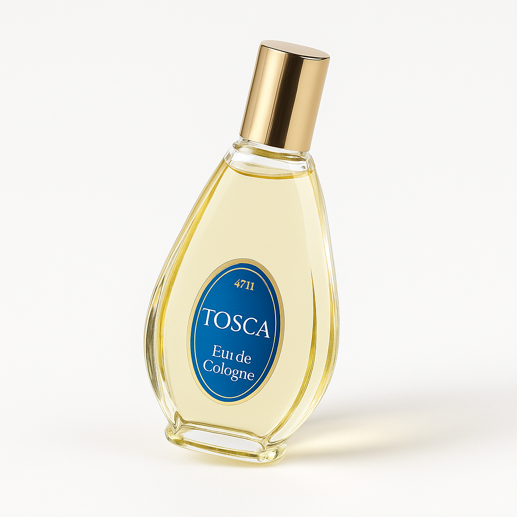 47 11 Tosca Flakon auf weißem Hintergrund.