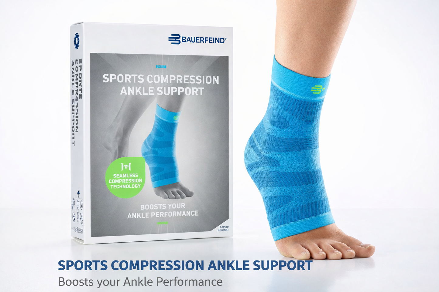 Bauerfeind Sports Compression Ankle Support Größe M Farbe Weiß Size M Unisex