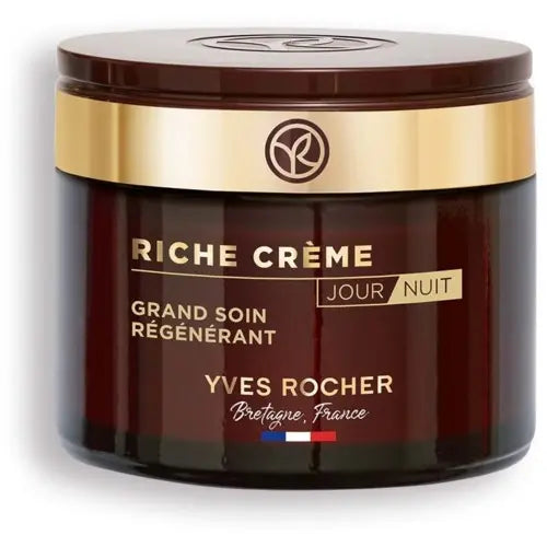 Yves Rocher RICHE CRÈME 75 ml Women Day Night Woman Femme Gesichtspflege Women Tag Nacht für glatte und geschmeidige Haut