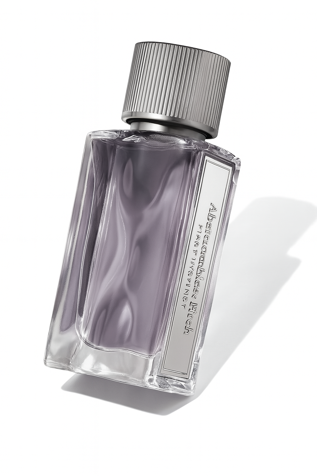 Abercrombie and Fitch First Instinct Flakon auf weißem Hintergrund.