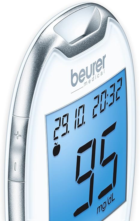 Beurer GL50 evo blood glucose meter 3-in-1 compact device (mg/dl) color white