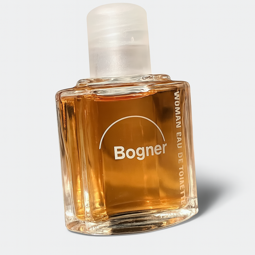 Bogner Mini Flakon auf weißem Hintergrund.