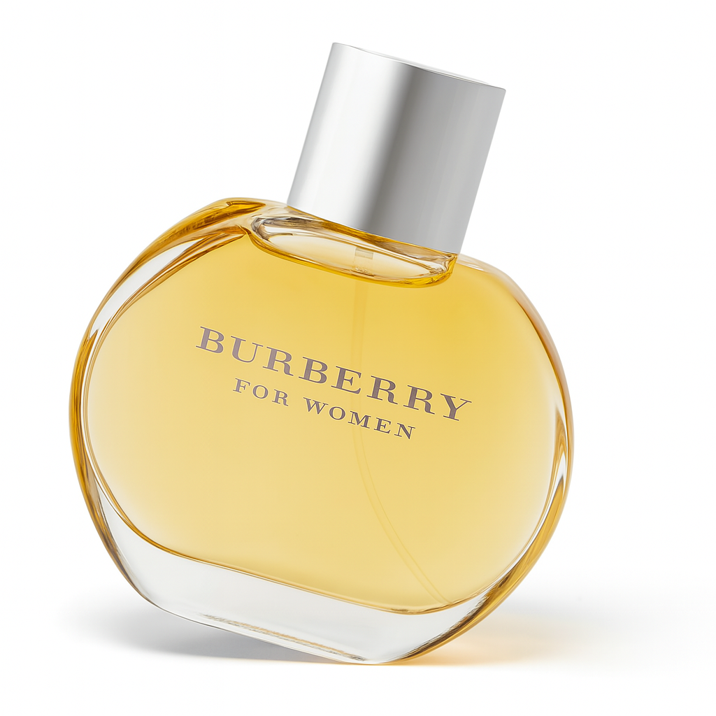 Burberry for Women Flakon auf weißem Hintergrund.