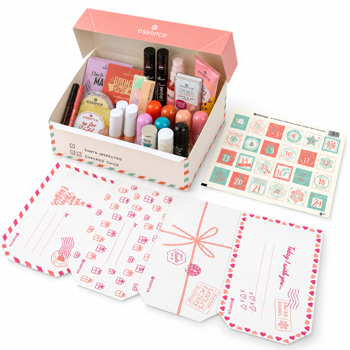 essence x-mas mail DIY Adventskalender 2023 Nr. 02 – 24 Beauty-Überraschungen zum Selbstbefüllen