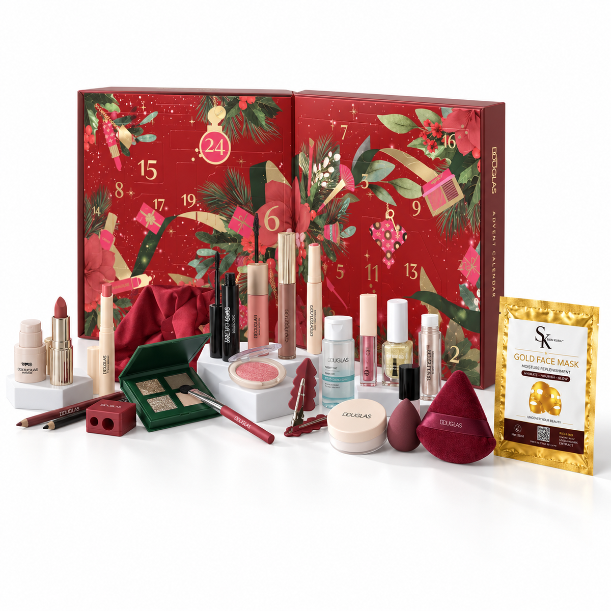 Douglas Make-Up Adventskalender 2026 – 24 Make-up-Produkte für Teint, Augen & Lippen
