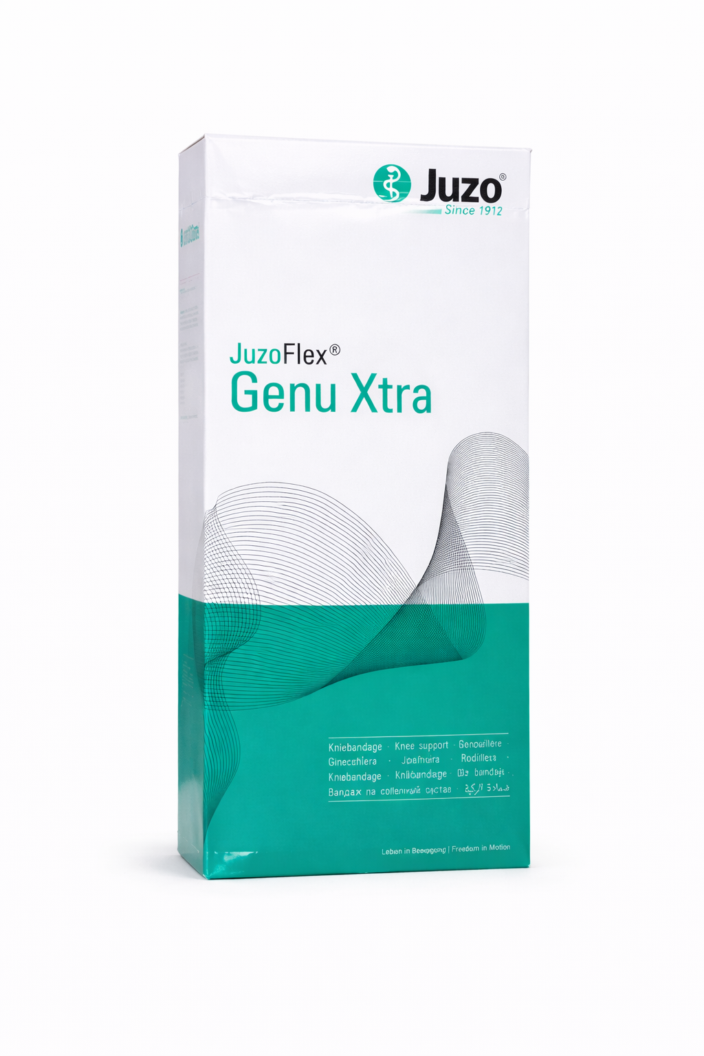 JuzoFlex Genu Xtra-Wide Kniebandage – Größe 6 / XXL – Anthrazit