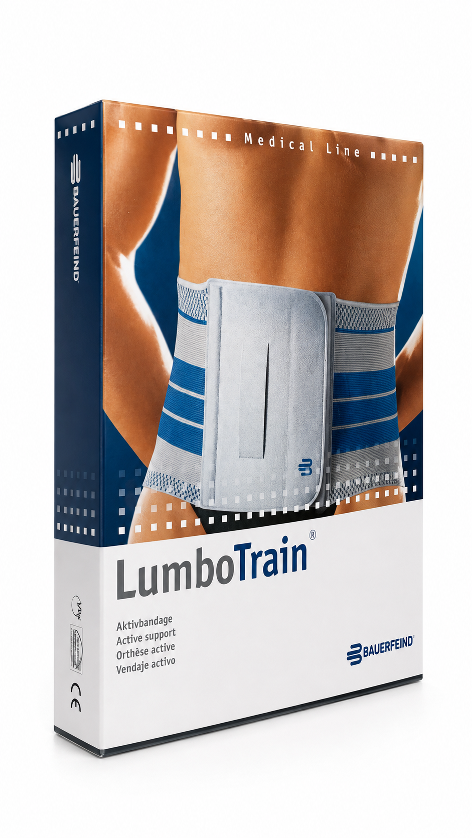 Bauerfeind LumboTrain Aktivbandage Rückenbandage Größe 2 Titan Neu OVP