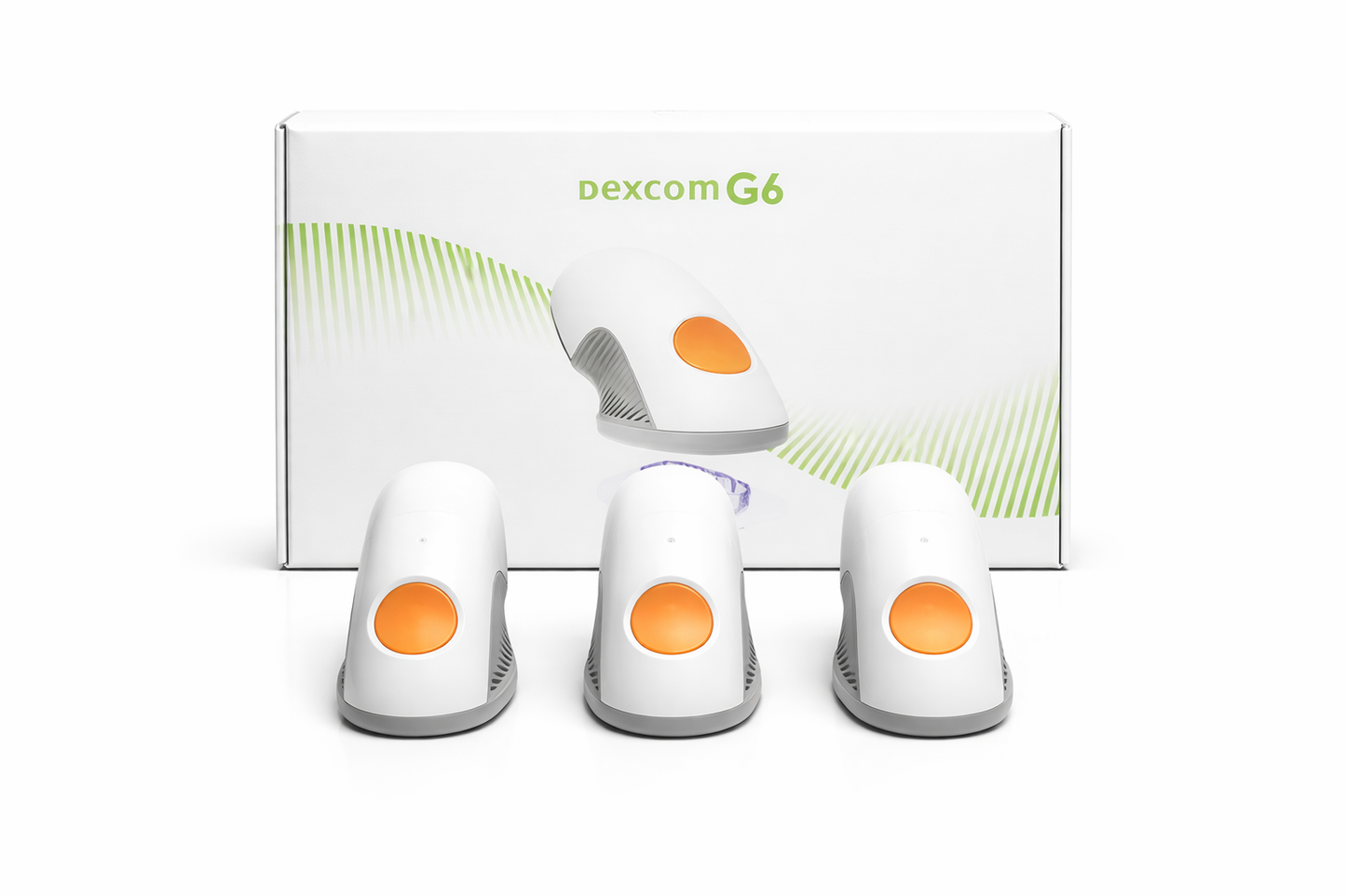 Dexcom G6 sensor and applicator set of 3