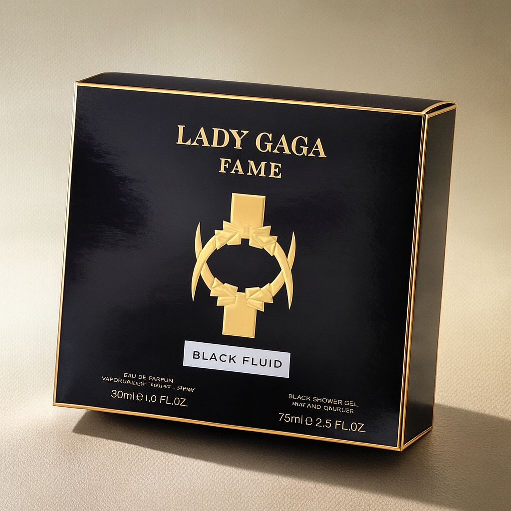 Lady Gaga Fame Black Fluid Set EdP 30 ml + Shower Gel 75 ml