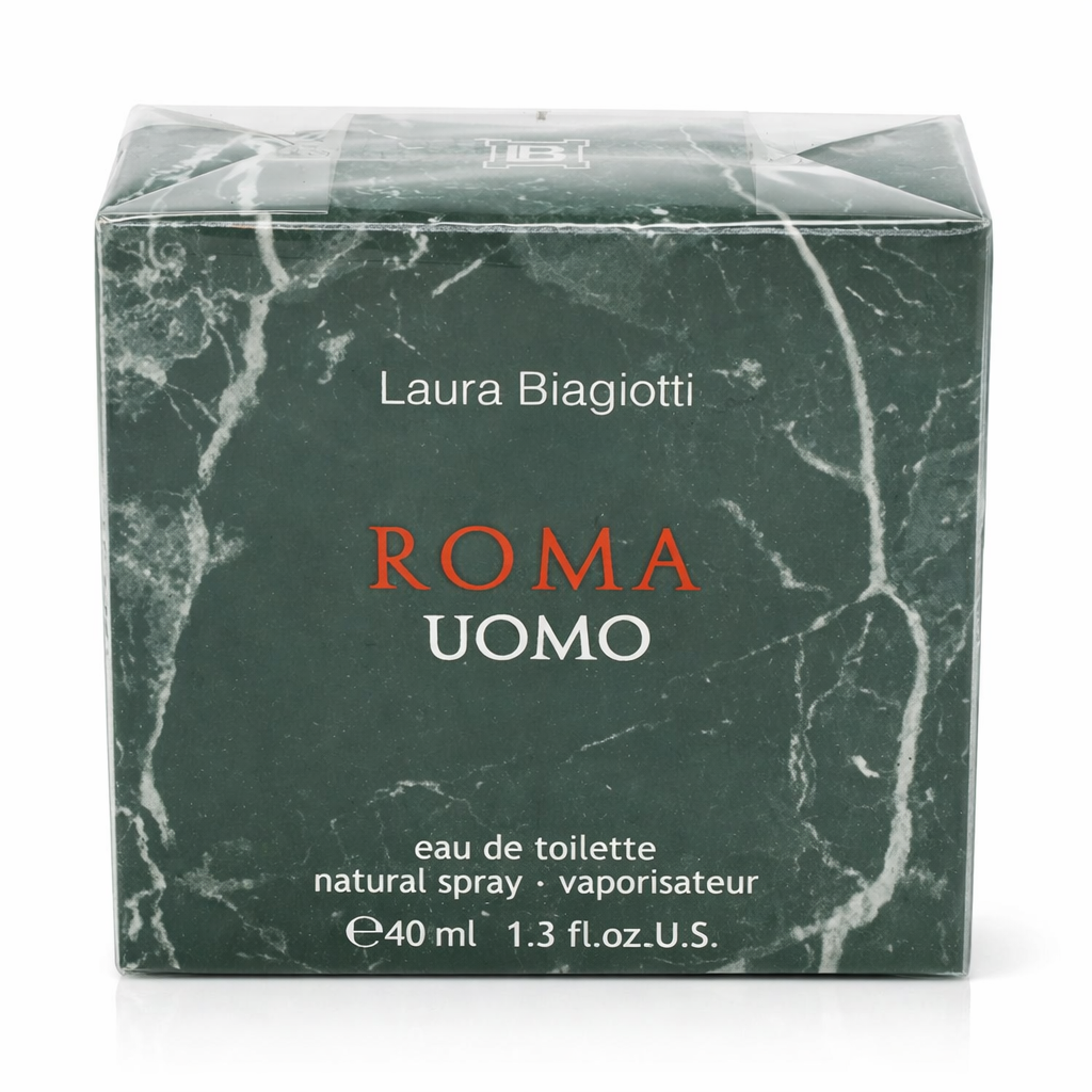 Laura Biagiotti Roma Uomo 40 ml EDT Spray Herren Eau de Toilette Vaporisateur homme men