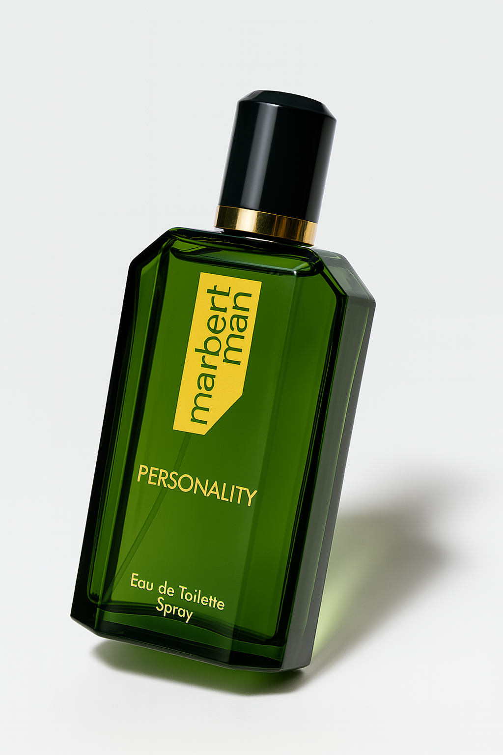 Marbert Man Personality Flakon auf weißem Hintergrund.