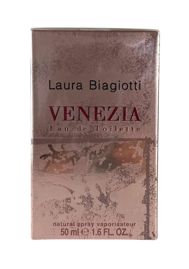 New Laura Biagiotti Venezia 50 ml Eau de Toilette Women 50ml EDT Damen Spray Femme Nue