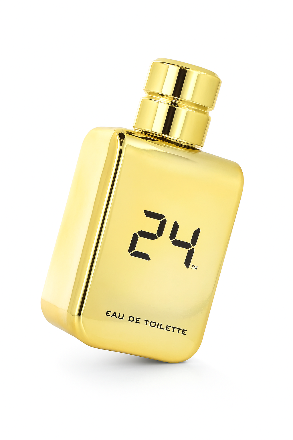 Scent Story 24 Gold Flakon auf weißem Hintergrund.