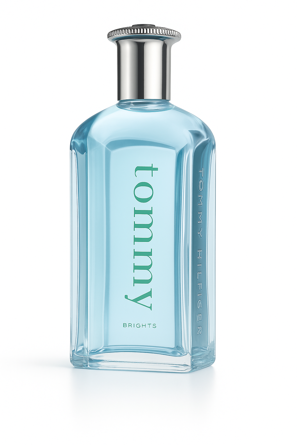 Tommy Hilfiger Neon Brights Flakon auf weißem Hintergrund.