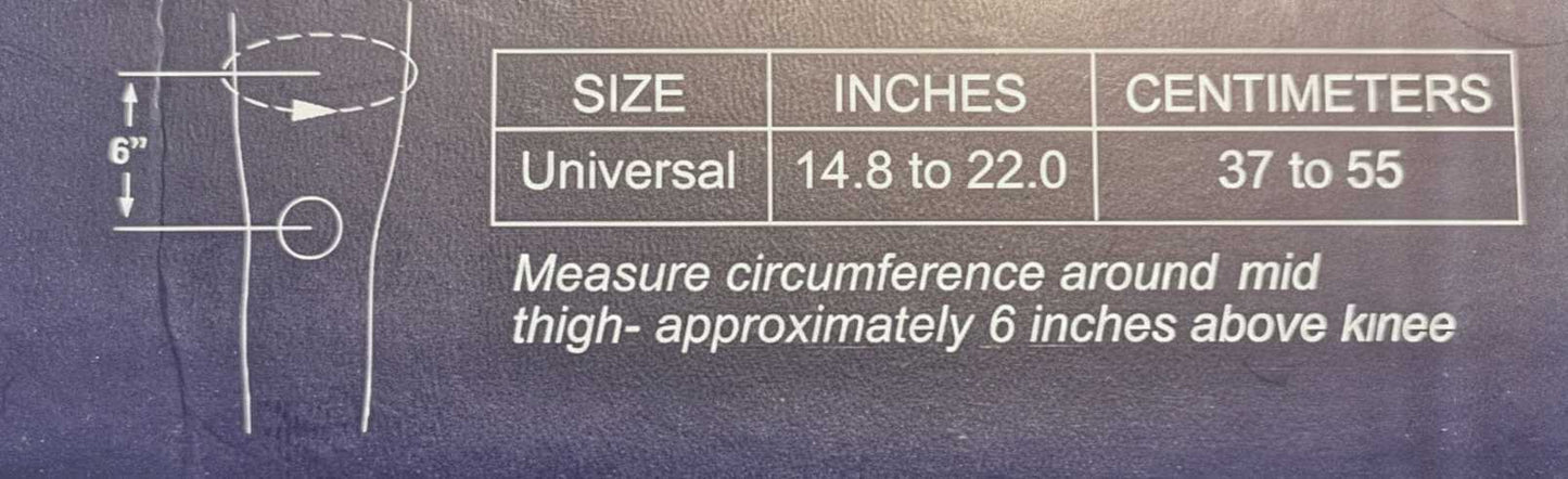 Tynor Knieorthese Bandage R.O.M Knee Brace Schwarz Neu Fascino Black Universal