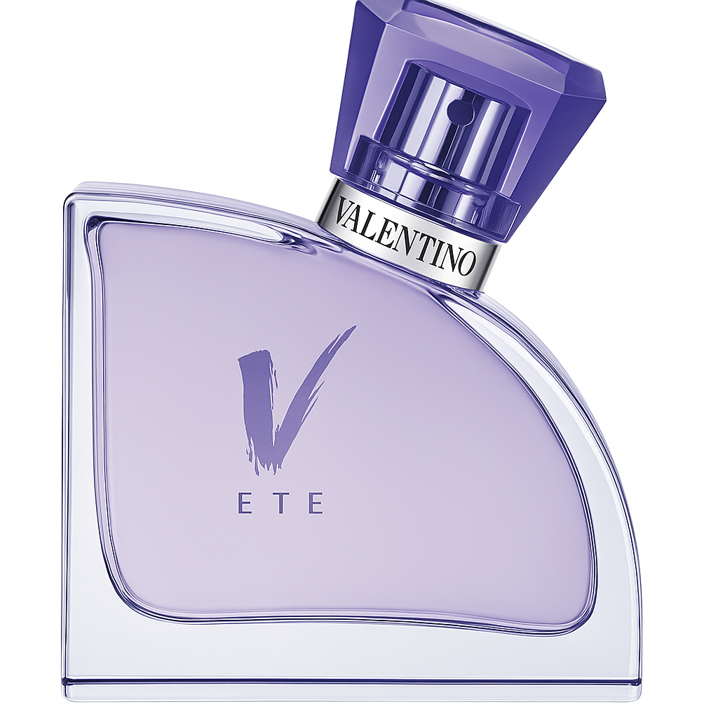 Valentino V ÉTÉ Flakon auf weißem Hintergrund.