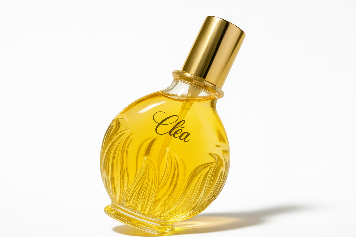 Yves Rocher Clea FLakon auf weißem Hintergrund.