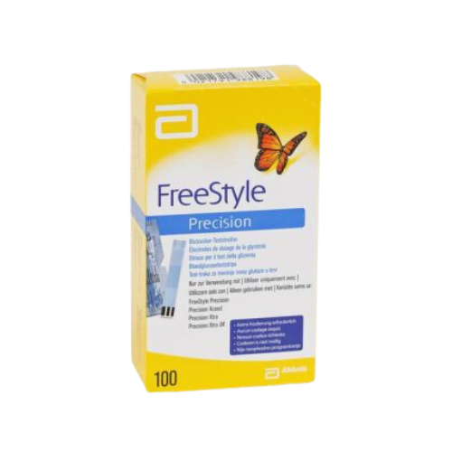 Abbott Freestyle Precision Blutzucker-Teststreifen (Packung mit 100 Stück)