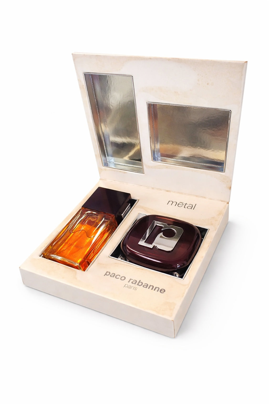 Paco Rabanne Métal Geschenkset Eau de Toilette 100 ml + Seife Damen Vintage