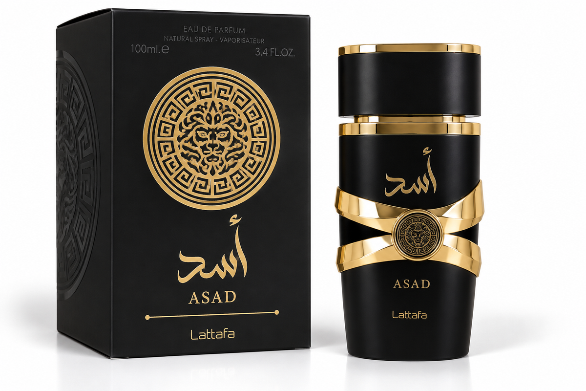 Lattafa Asad Eau de Parfum 100 ml Herren Parfum for Man Pour Homme Herrenduft NEU&OVP
