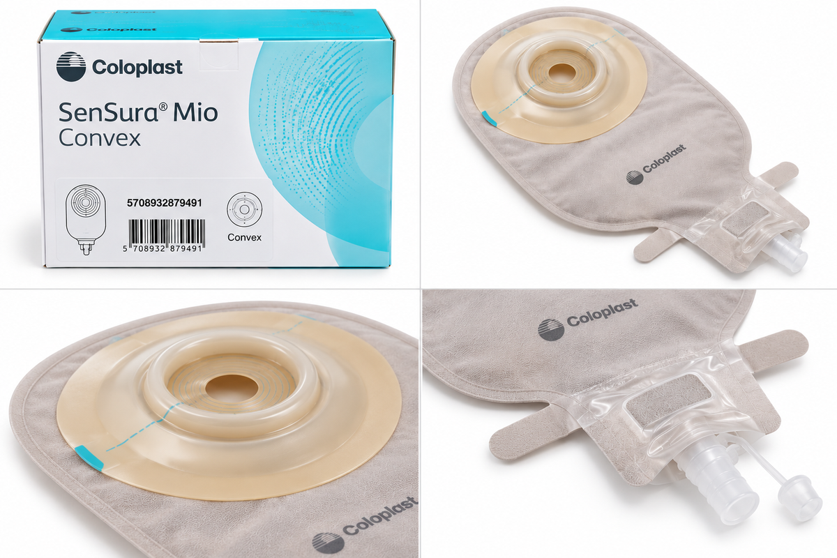 Coloplast SenSura Mio Konvex Light Ausstreifbeutel 16435, 10–43 mm, transparent, maxi – Neu