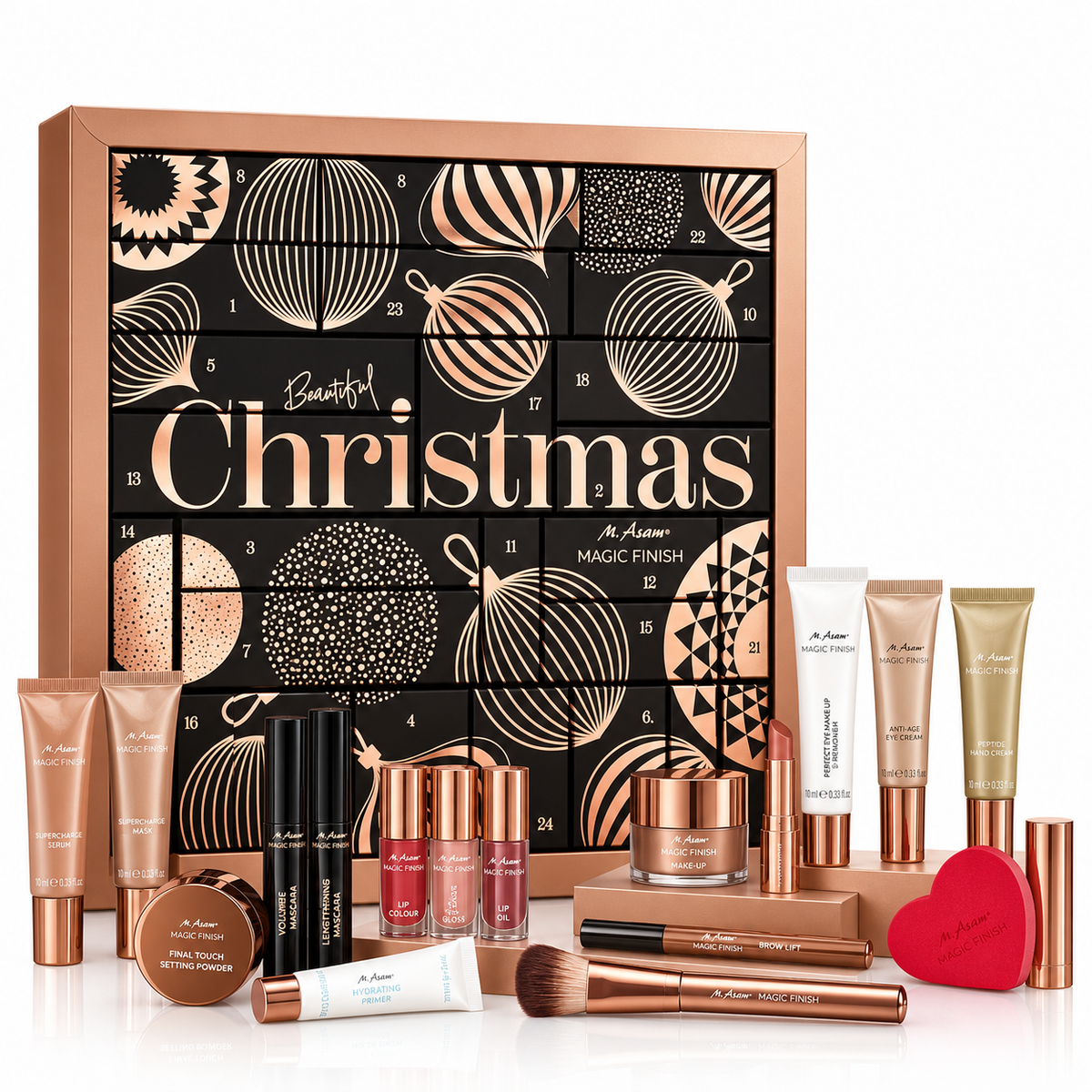 M. Asam MAGIC FINISH Adventskalender 2025 – Adventskalender im Wert von 212 €, mit 24 Beauty-Überraschungen
