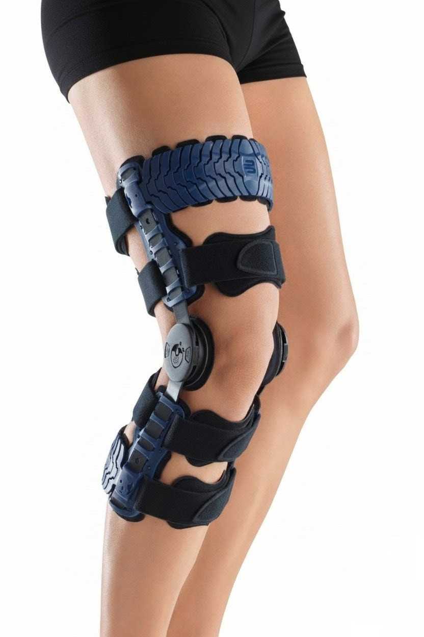 *NEU* Knieorthese Bauerfeind SecuTec Genu Flex Links Gr. 2 Knee Brace Unisex Left Size two