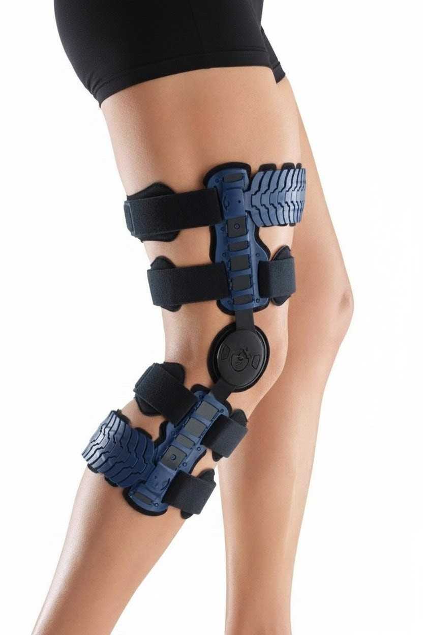 *NEU* Knieorthese Bauerfeind SecuTec Genu Flex Links Gr. 2 Knee Brace Unisex Left Size two