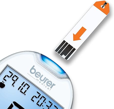 Beurer GL50 evo blood glucose meter 3-in-1 compact device (mg/dl) color white