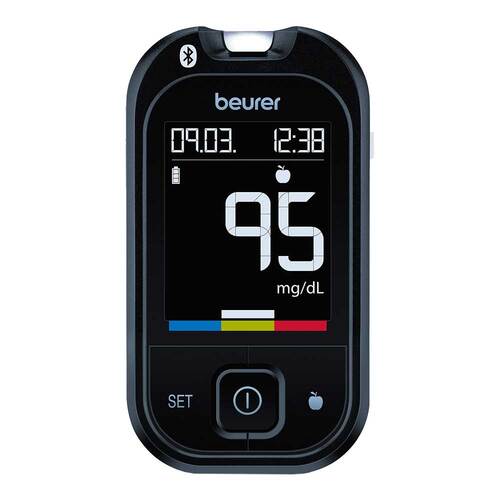 Beurer GL50 evo blood glucose meter 3-in-1 compact device (mg/dl) color white