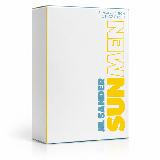 Jil Sander Sun Men Summer Edition 125 ml Eau de Toilette Herren OVP