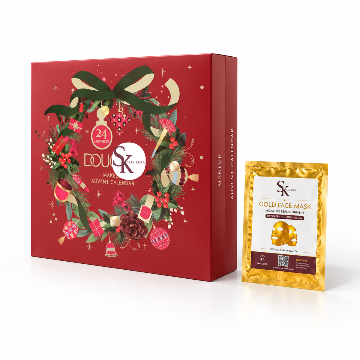 Douglas Make-Up Adventskalender 2026 – 24 Make-up-Produkte für Teint, Augen & Lippen