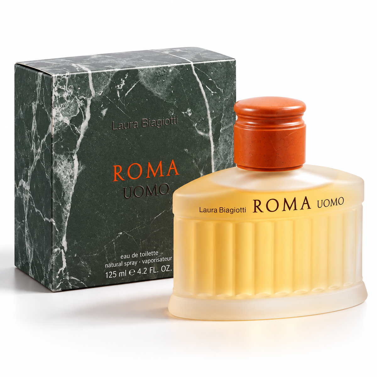 Laura Biagiotti Roma Uomo 125 ml Spray Eau de Toilette Herren Vaporisateur Pour Homme