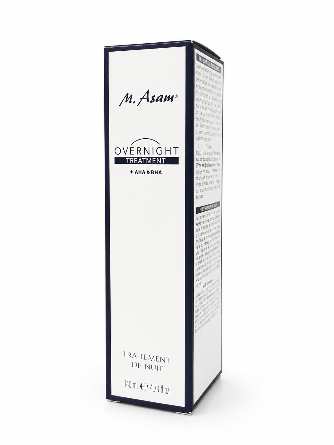 M. Asam Overnight Treatment + AHA & BHA – 140 ml Traitement de nuit
