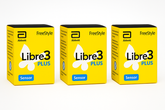 3x Abbott FreeStyle Libre 3 Plus Diabetes Sensor