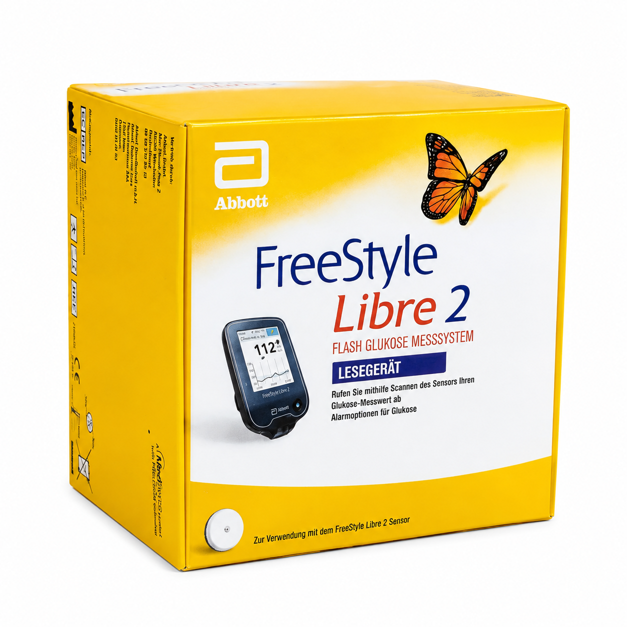 Abbott FreeStyle Libre 2 Reader Diabetes Free Style New 1x mg/l