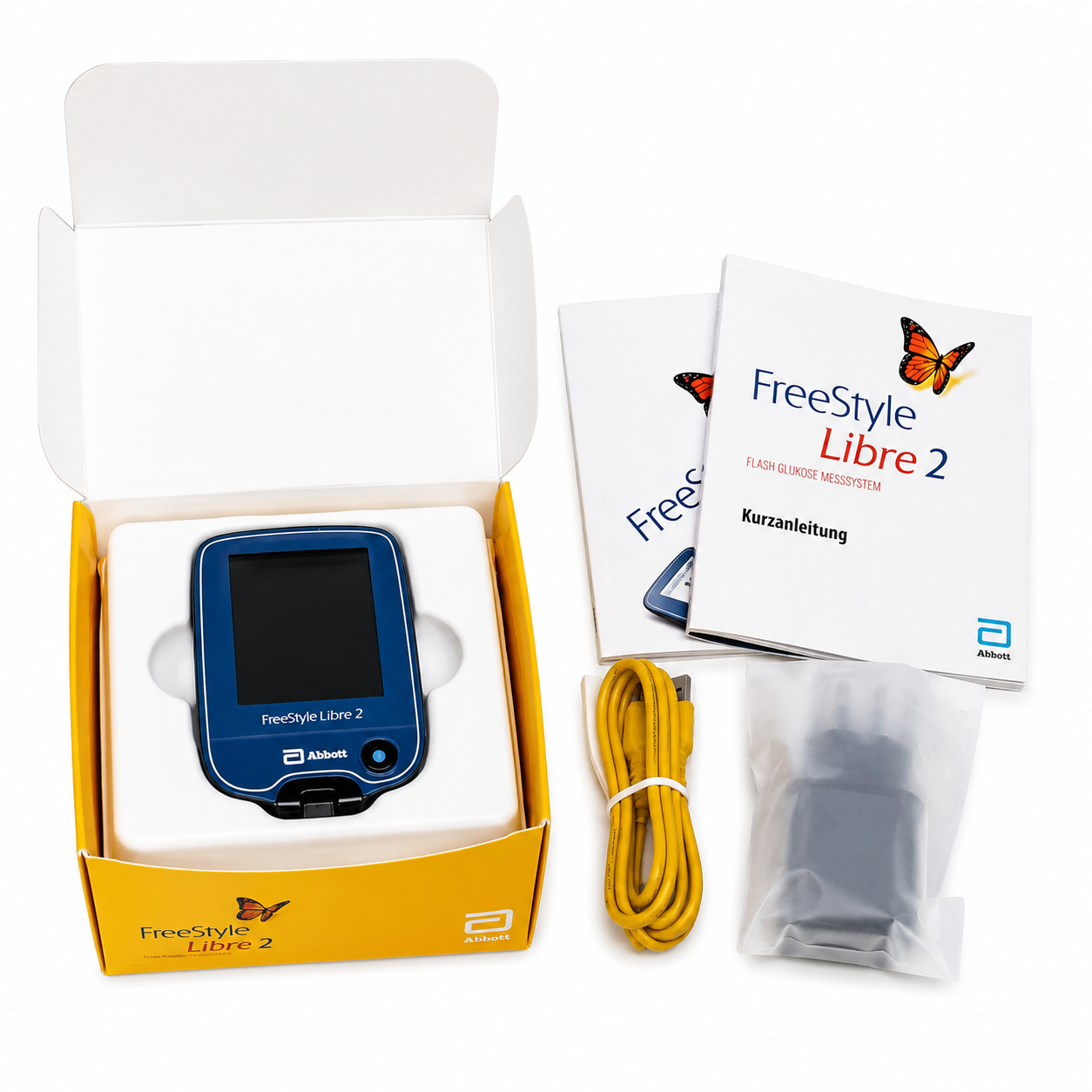 Abbott FreeStyle Libre 2 Reader Diabetes Free Style New 1x mg/l