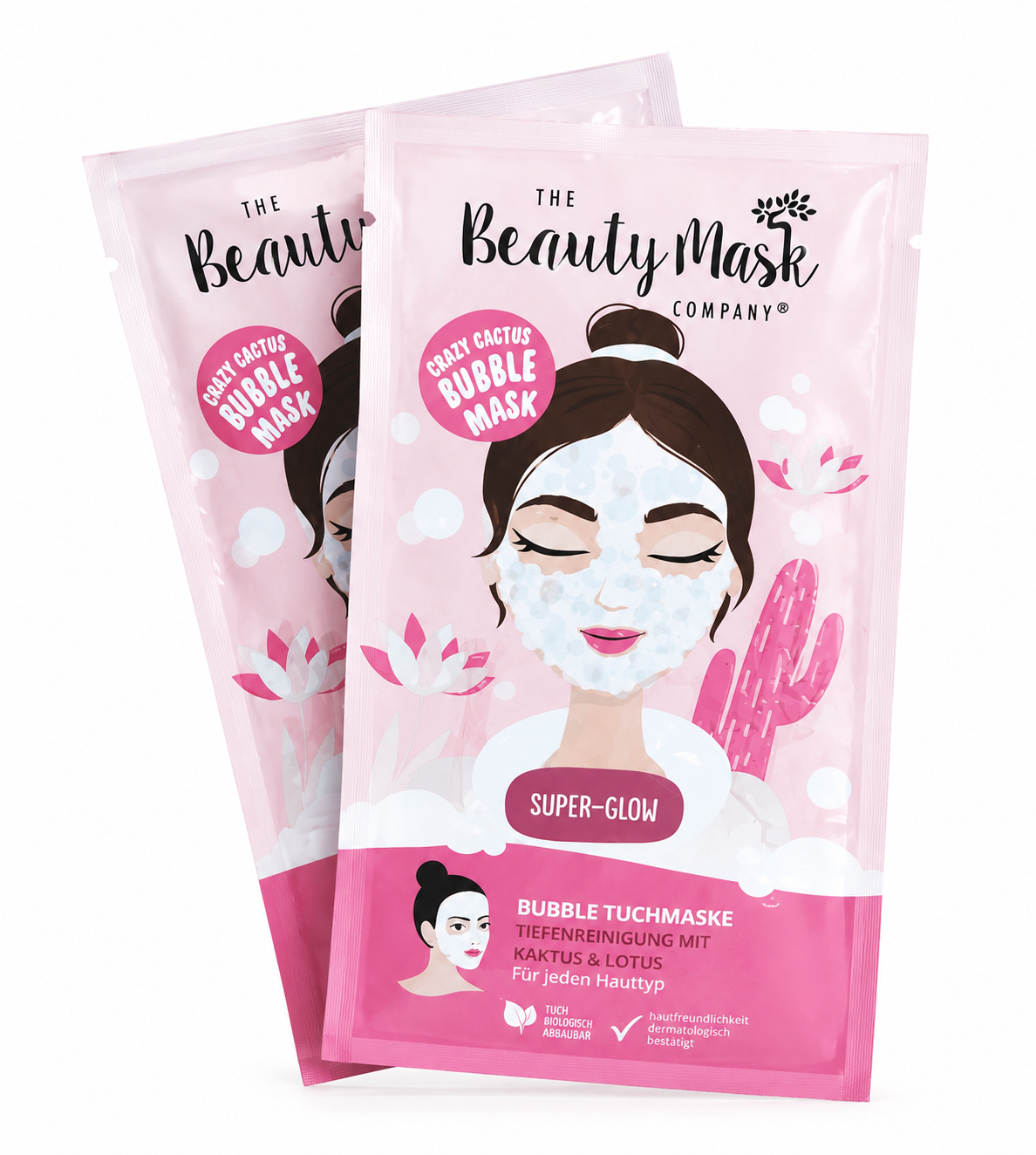 The Beauty Mask Company Crazy Cactus Bubble Mask 1 Sachet Gesichtsmaske