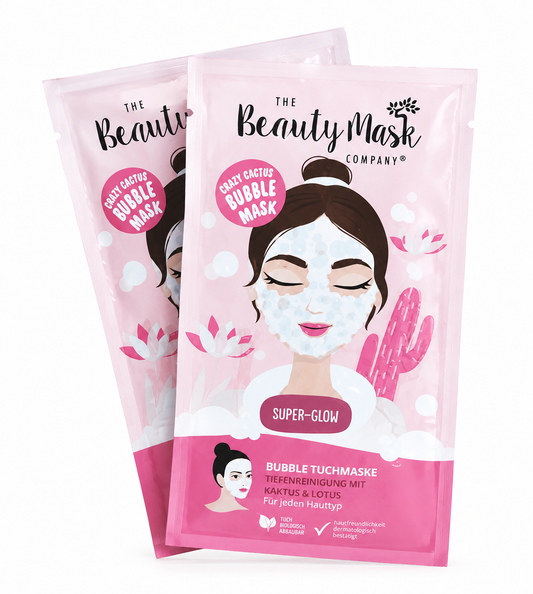 The Beauty Mask Company Crazy Cactus Bubble Mask 1 Sachet Gesichtsmaske