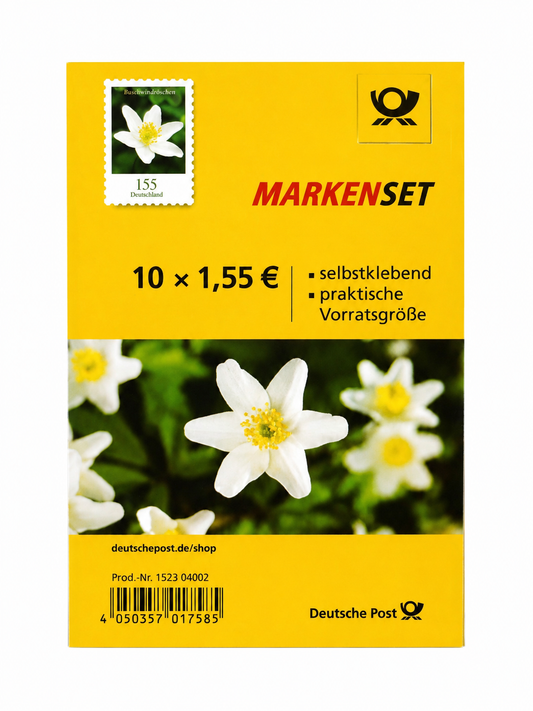 Stamp set 10x €0.95, Überseequartier Hamburg