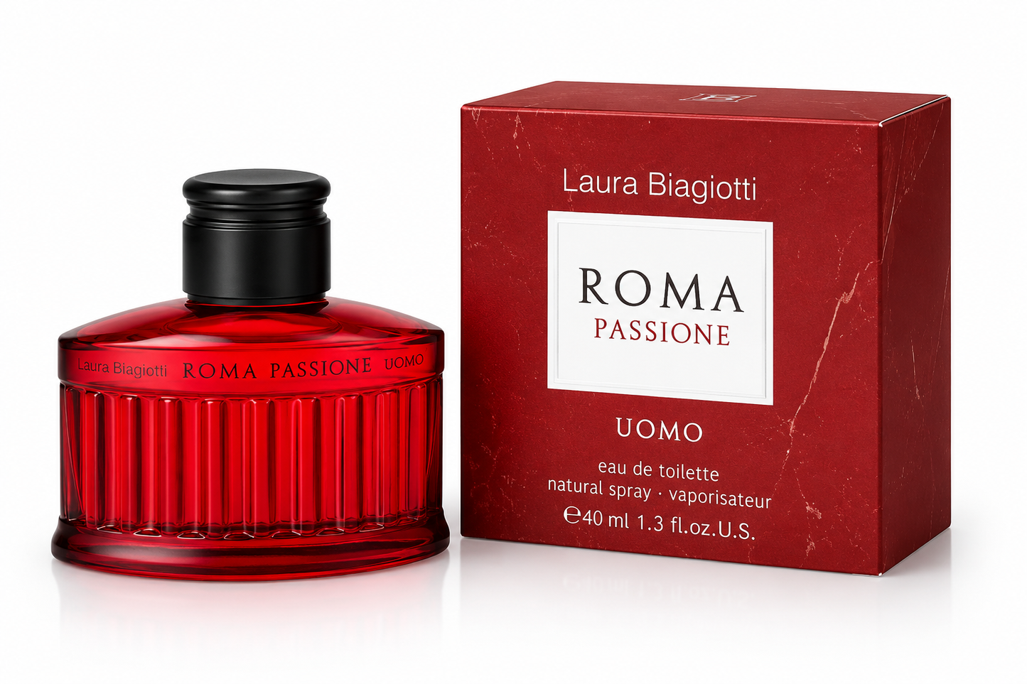 Laura Biagiotti Roma Passione Uomo EdT 40 ml Herren Parfum Spray Man Rare Sealed