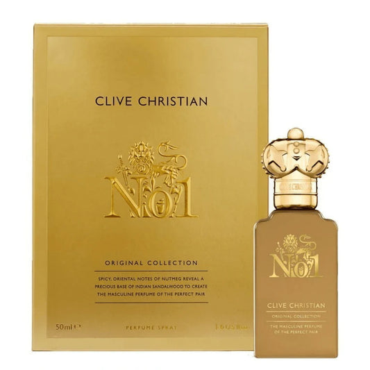 Clive Christian No.1 Original Collection 50ml Perfume Spray Men Uomo Homme Sealed One no1 Gold New