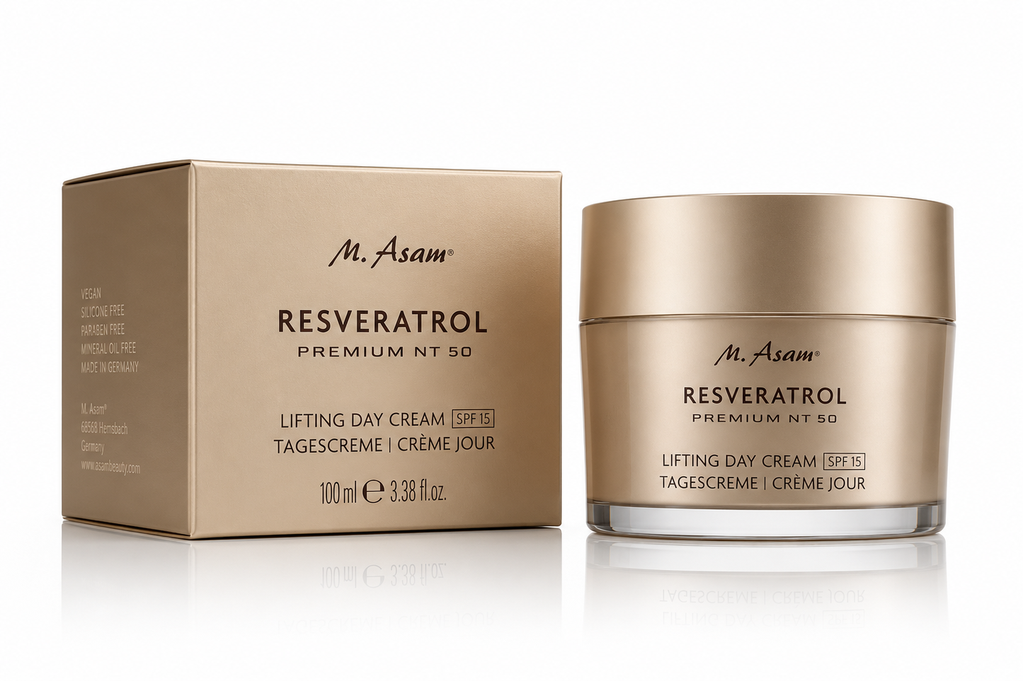 M. Asam Resveratrol Premium NT50 Longevity Lifting Day Cream SPF 15 100ml