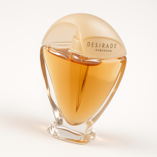 Desirade Aubusson Mini Flakon auf weißem Hintergrund.