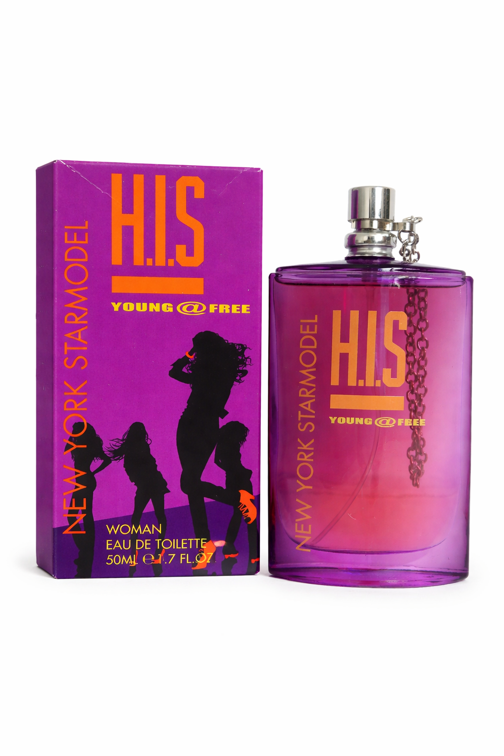 H.I.S New York Star Model Eau de Toilette 50 ml Woman Damen 50ml Edt Femme Women