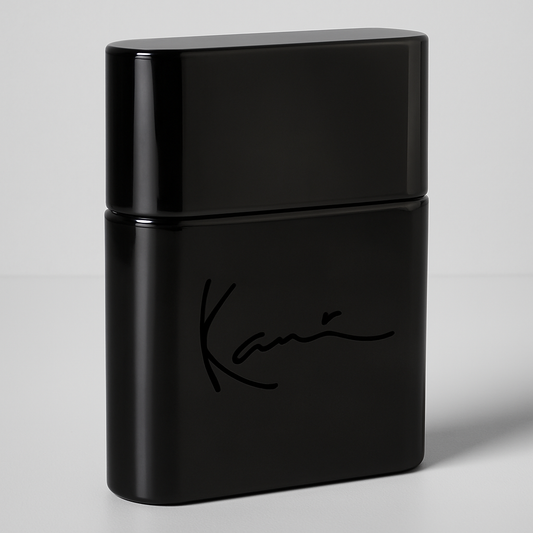 Karl Kani Infinity Flakon auf weißem Hintergrund.