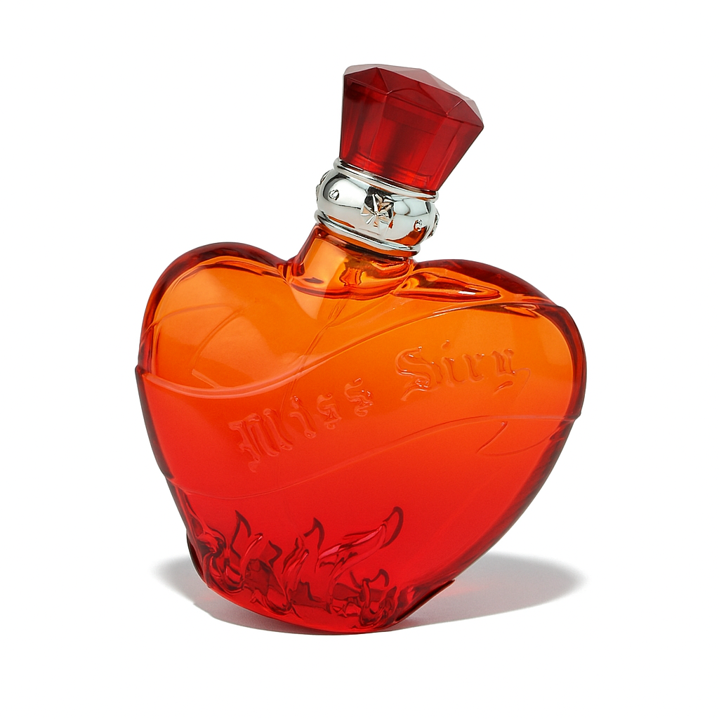 Miss Sixty Rock Muse Flakon auf weißem Hintergrund.