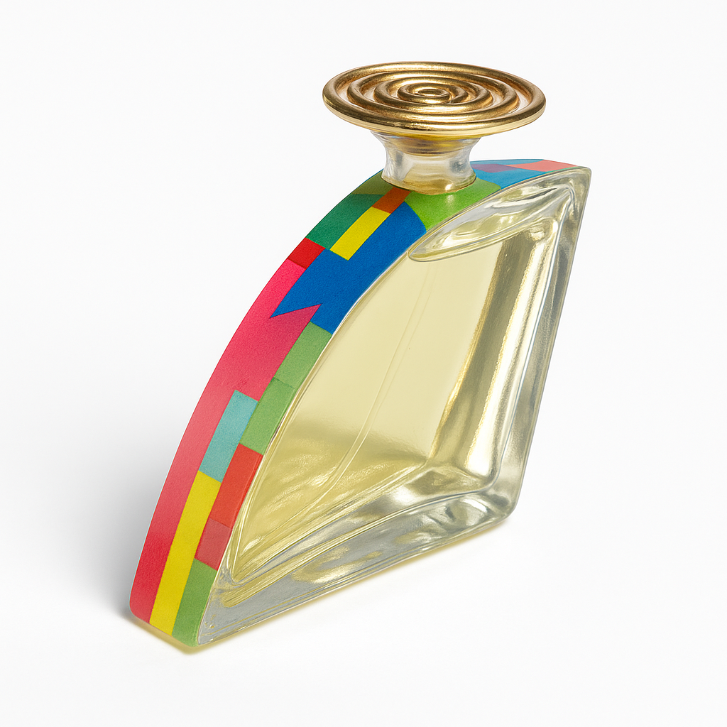 Très Jourdan 5ml Flakon auf weißem Hintergrund.