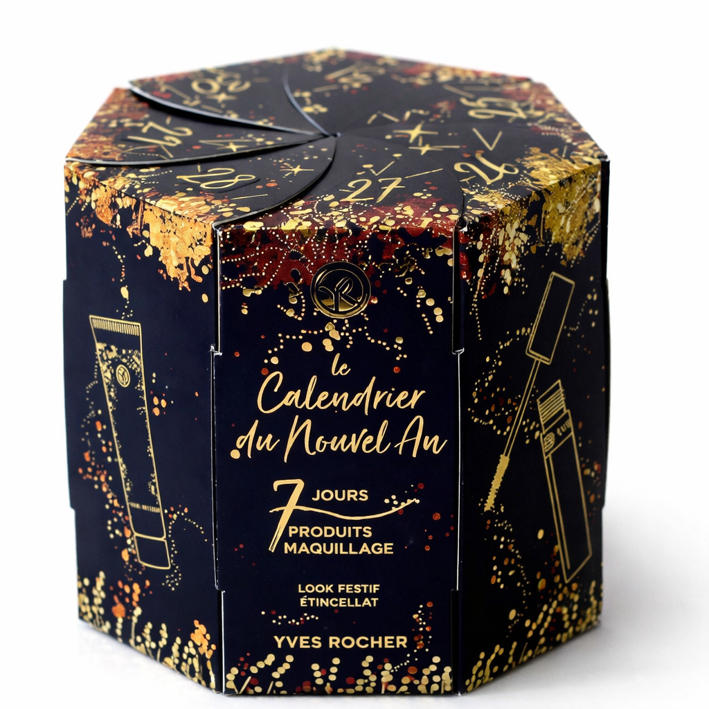 Yves Rocher Adventskalender 2023 Kosmetik & Beauty Überraschungen New Year Calendar 7 Days 7 Makeup Products